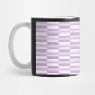 Strips - purple and white. Mug